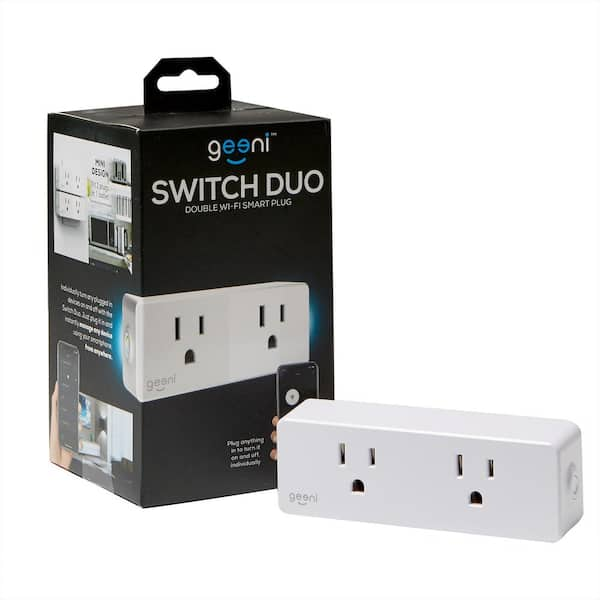 Geeni Switch Dou Double Wi-Fi Smart Plug