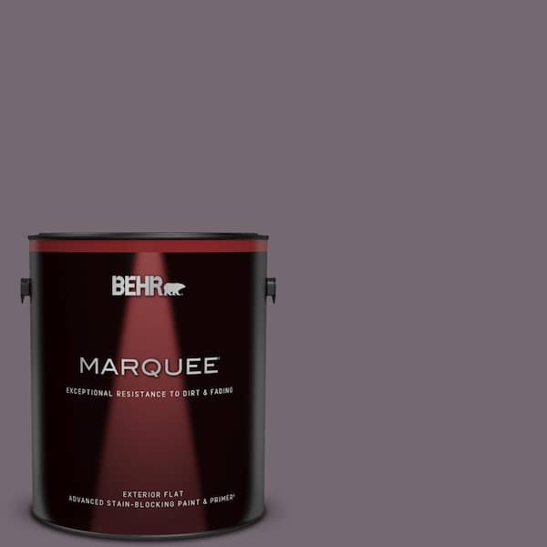 BEHR MARQUEE 1 gal. #MQ1-33 Sultry Smoke Flat Exterior Paint & Primer