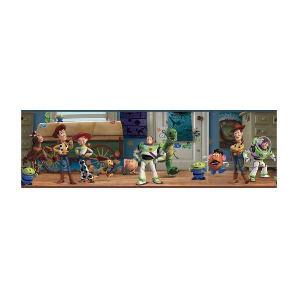 York Wallcoverings Kids Toy Story Andy's Room Wallpaper Border