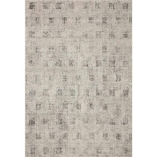 Loloi Kamala Grey/Graphite 4'-0" x 6'-0" Transitional Area Rug