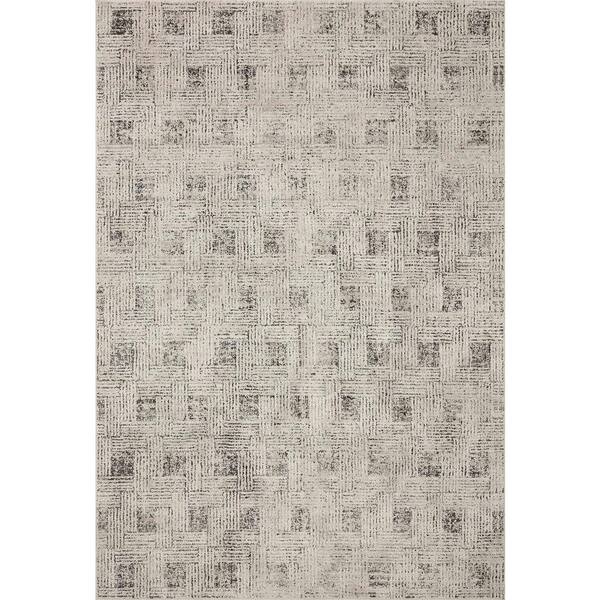 LOLOI II Kamala Grey/Graphite 2 ft. 7 in. x 10 ft.  Transitional Runner Rug