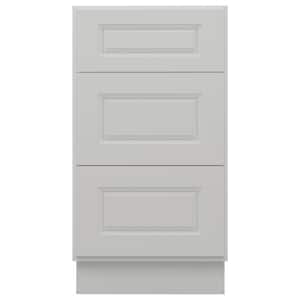 Rockport 18 in. W x 21 in. D x 34.5 in. H Ready to Assemble Bath Vanity Cabinet without Top in Raised Panel Dove