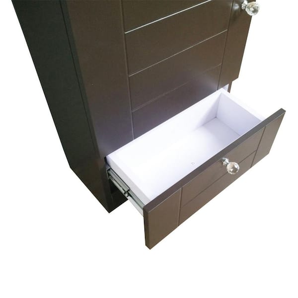 Rimini White 2 Drawer Bathroom Unit