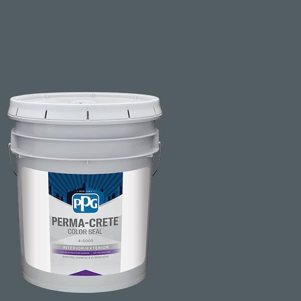 Perma-Crete Color Seal 5 gal. PPG1037-6 Mysterious Satin Interior/Exterior Concrete Stain