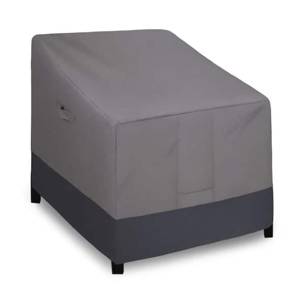 Unbranded Waterproof Outdoor Lounge Chair Cover, Patio Couch Cover, Outdoor Furniture Cover(1 Pack-32Wx37Dx31H in, Gray/Dark Gray)