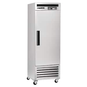 26.75 in. W 23 cu. ft. Automatic Defrost System Reach-In Up Right Freezer in Stainless Steel