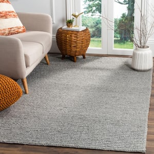 Natura Steel 3 ft. x 5 ft. Solid Area Rug