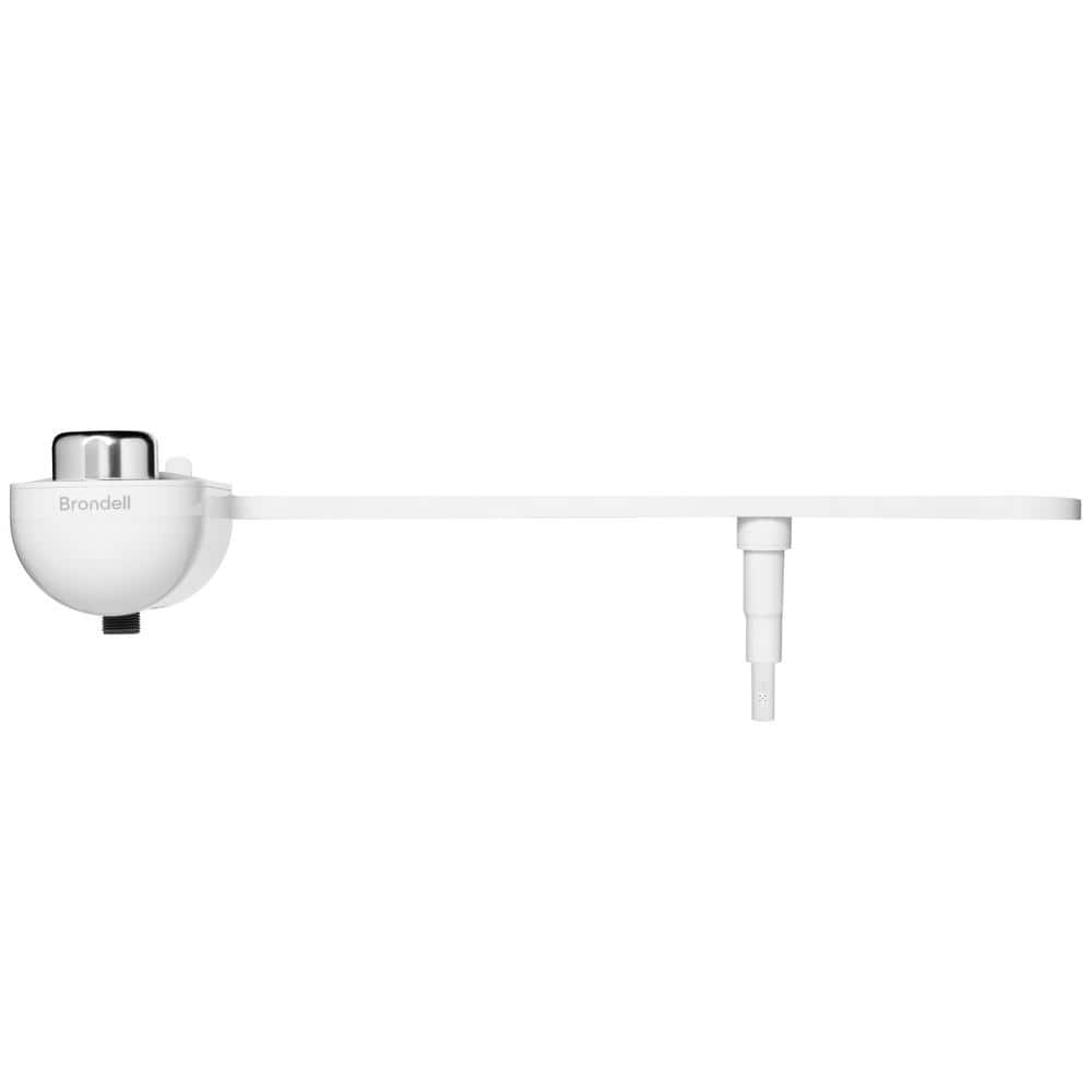 White Eco-Friendly Bidet Attachment with Aluminum Knob