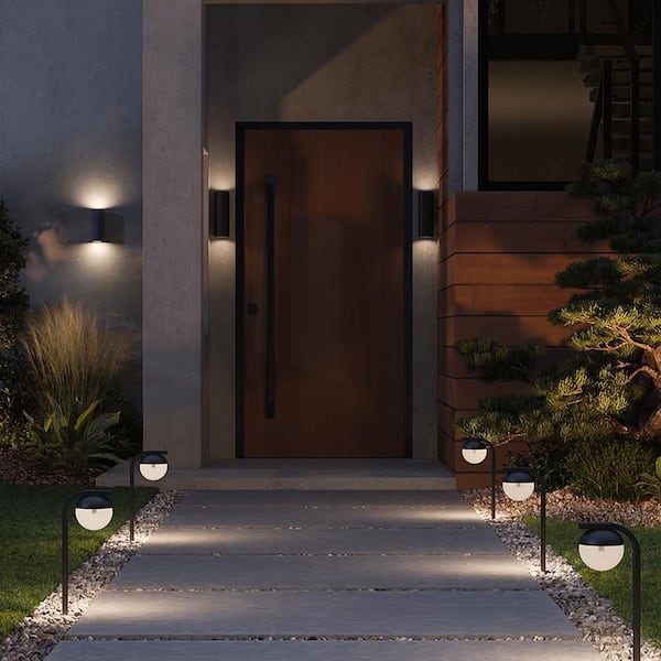 HINKLEY Silo 2-Light Architectural Bronze Hardwired Outdoor Wall Lantern Sconce