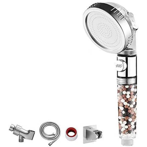 Unbranded Roxy 4-Spray Wall Mount Handheld Shower Head 1.5 GPM in Chrome 16GS-36510