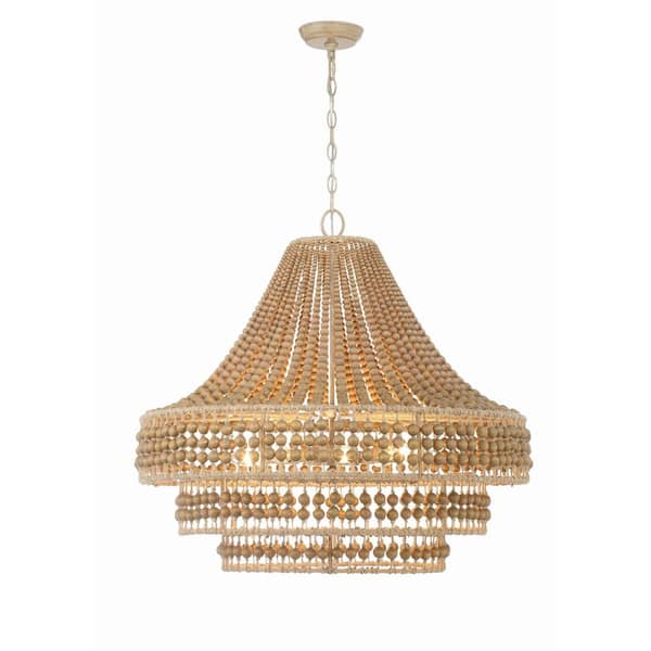 Crystorama Silas 8-Light Burnished Silver Chandelier