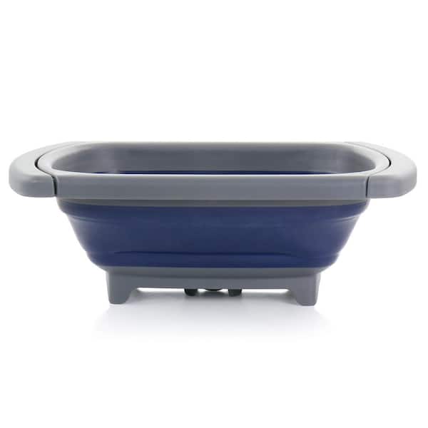 NEW Cook's Companion * BLUE * COLLAPSIBLE SILICONE Bakeware - SET
