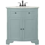 Southern Enterprises Jensen Corner Bath Vanity Single Sink with