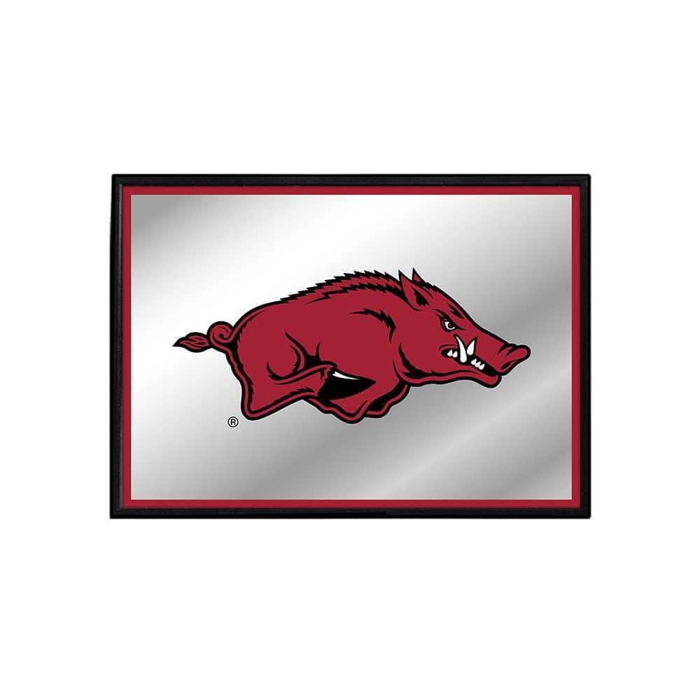 The Fan-Brand 28 in. X 19 in. Arkansas Razorbacks Mascot Framed ...