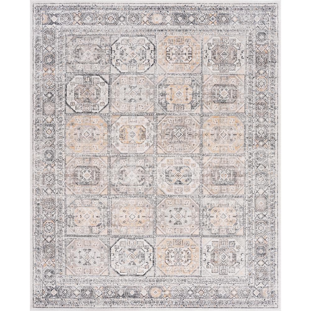 Magic Traditional Cream and Gray 9 ft. x 12 ft. Oriental Indoor Area Rug price history on PriceWatchPro