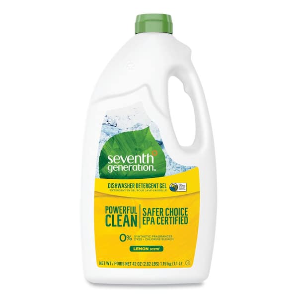 SEVENTH GENERATION 42 oz. Automatic Dishwasher Gel Lemon Scent (Case of 6)