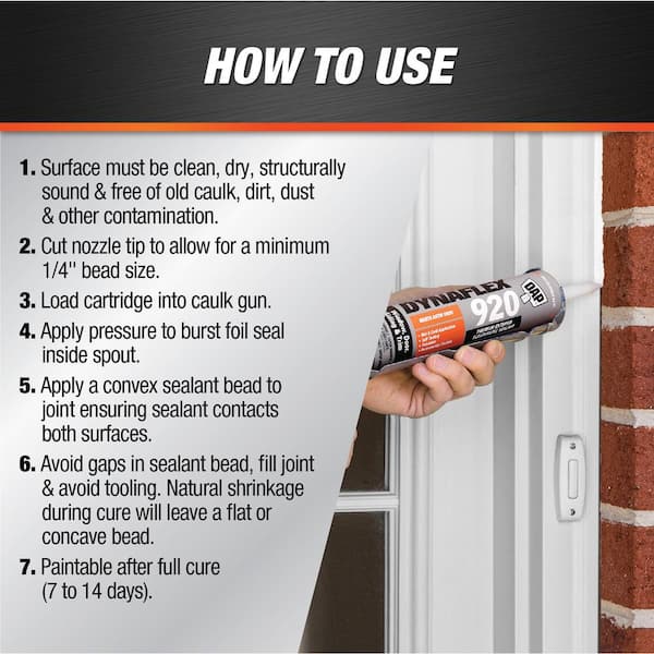 DAP Dynaflex 920 10.1 oz. Brown BR140 Window, Door and Siding