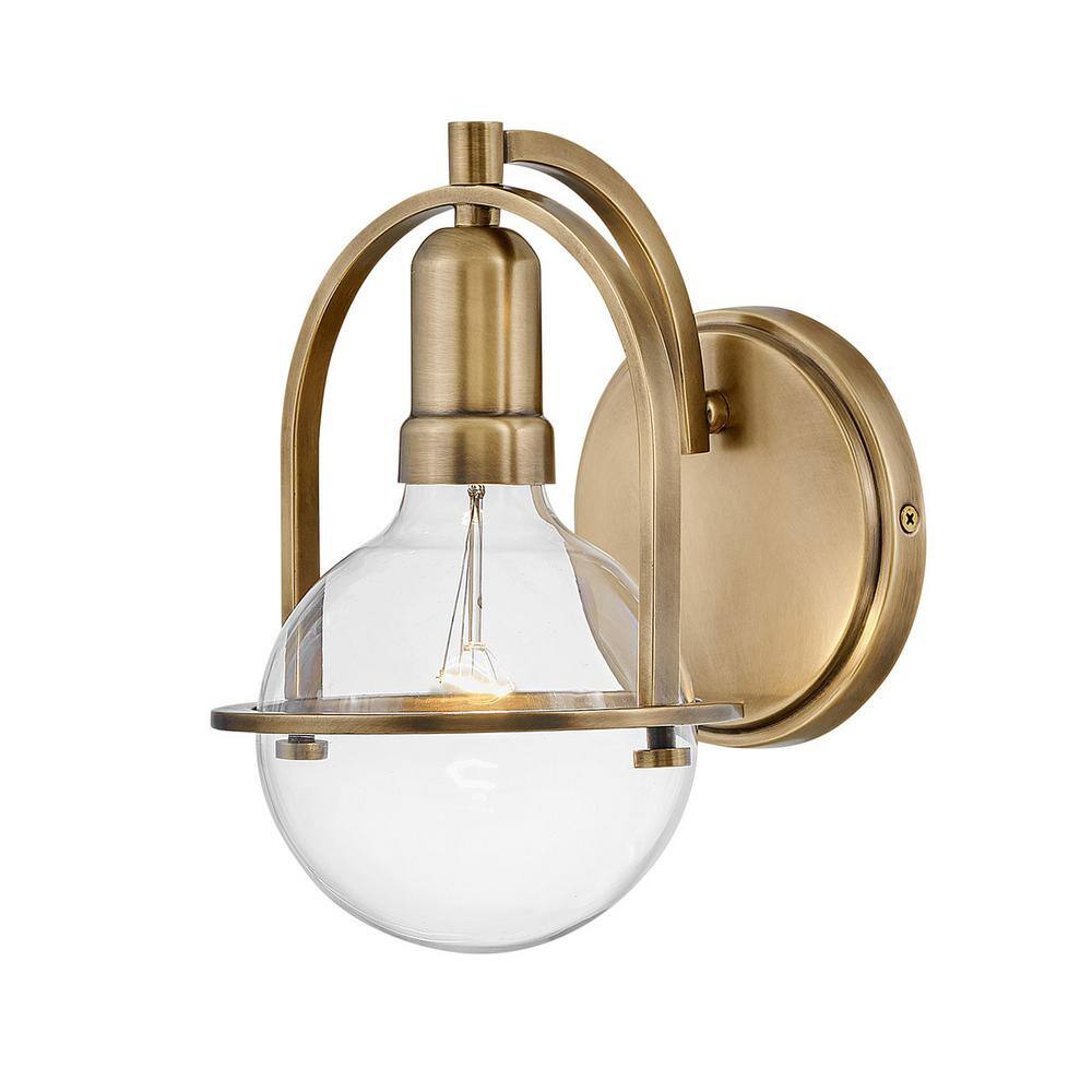 Somerset Heritage Brass Single-Light Wall Sconce