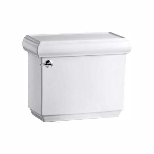 KOHLER Memoirs Classic 1.28 GPF Single Flush Toilet Tank Only with AquaPiston Flush Technology in White