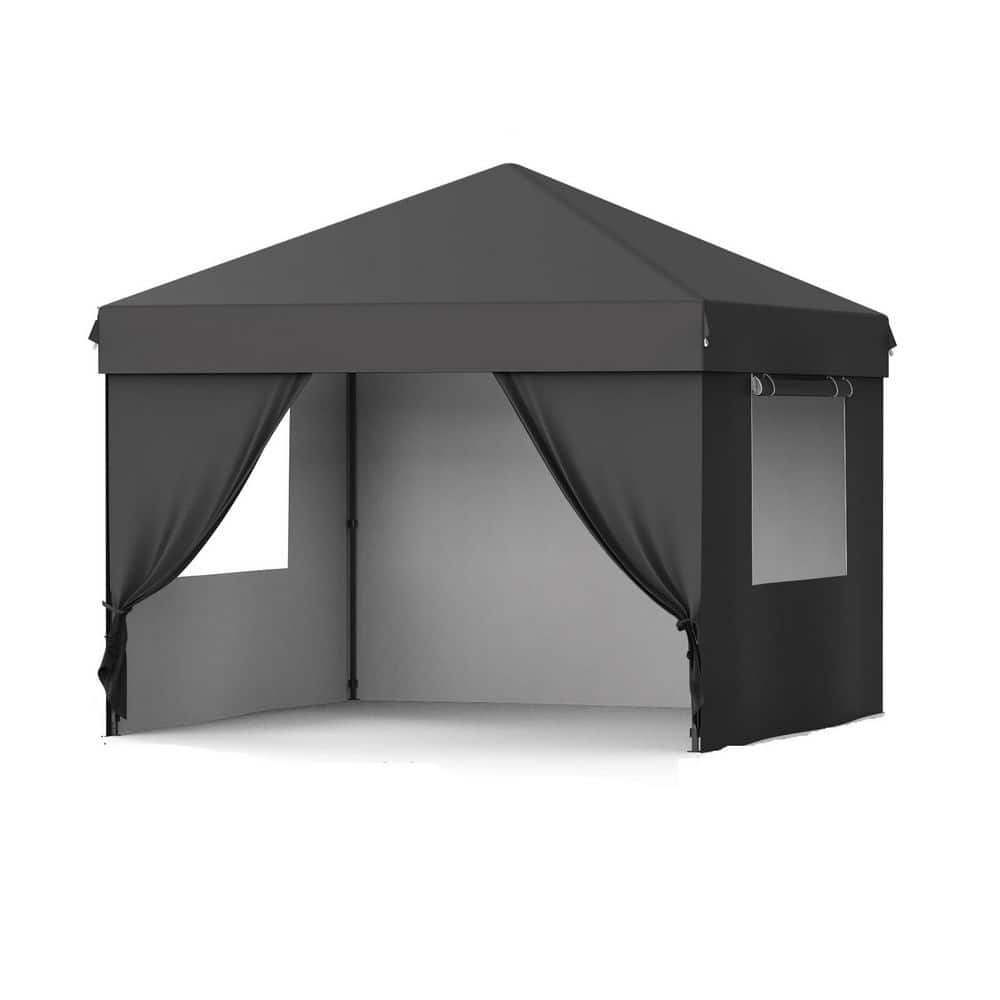 10 ft. x 10 ft. Pop Up Canopy Tent Outdoor Heavy Duty