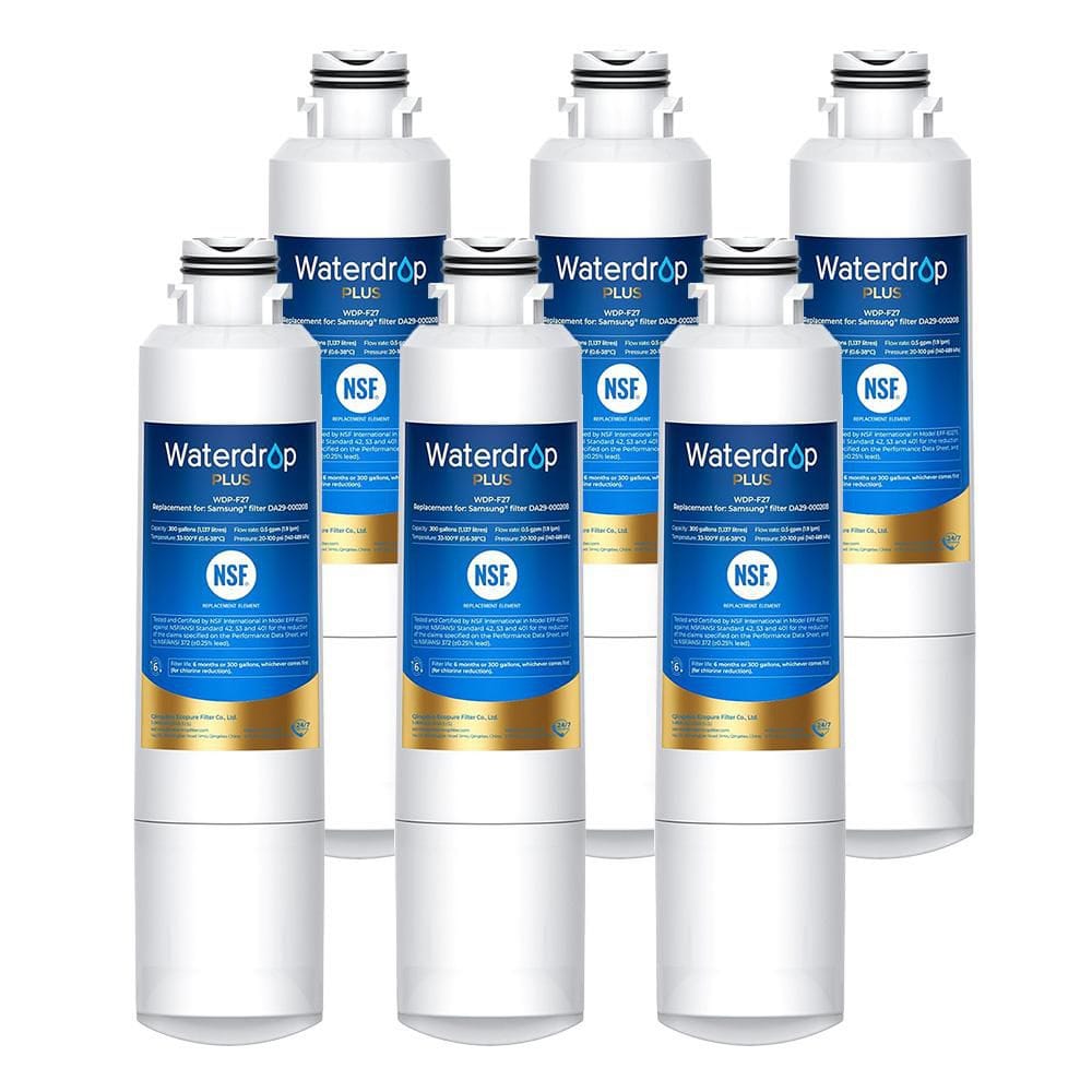Plus DA29-00020B NSF 401 Certified Refrigerator Water Filter, Replacement for Samsung Water Filter HAF-CIN/EXP (6) price history on PriceWatchPro