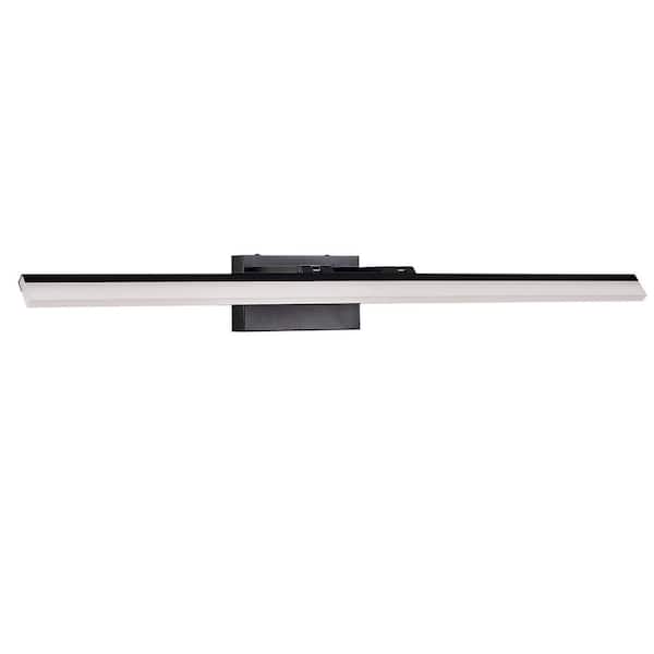 39 in. 1-Light Black LED Bathroom Vanity Light Bar
