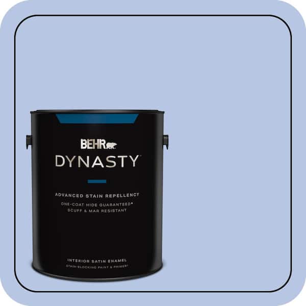 BEHR DYNASTY 1 gal. #590A-3 Beautiful Dream Satin Enamel Interior Stain-Blocking Paint and Primer