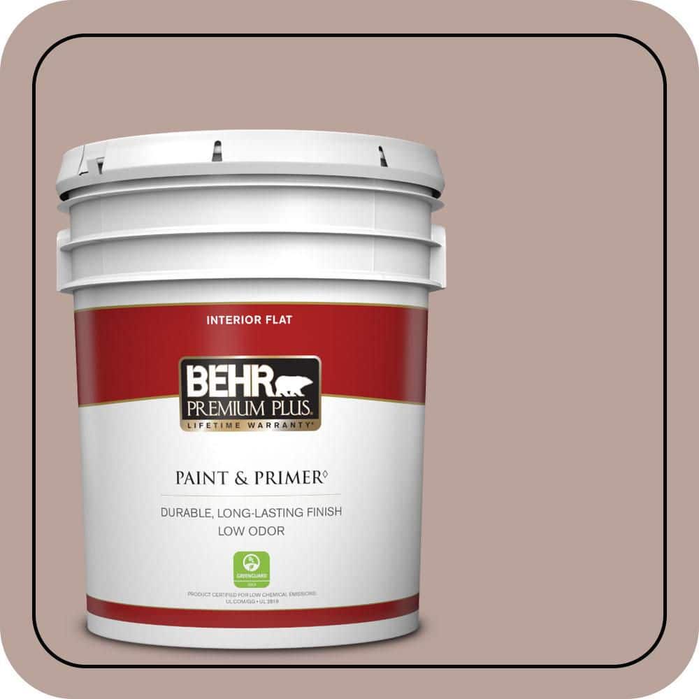 5 gal. #N150-3 Cocoa Craving Flat Low Odor Interior Paint & Primer price history on PriceWatchPro