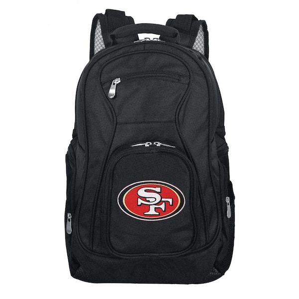 NFL San Francisco 49ers Black Backpack Laptop