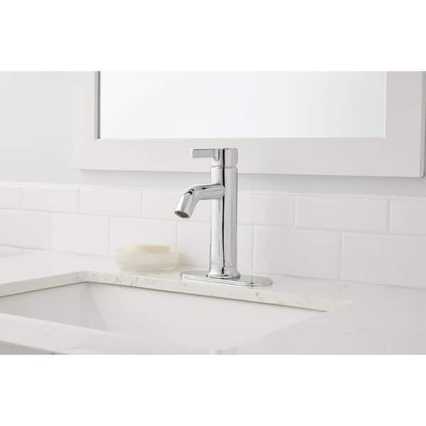 Glacier Bay popular Ryden Single Hole Single-Handle Bathroom Faucet Is Chrome, New, Pric