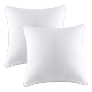 A1HC Hypoallergenic Extra Filled Down Alternative 16 in. x 16 in. Throw Pillow Insert (Set of 2)