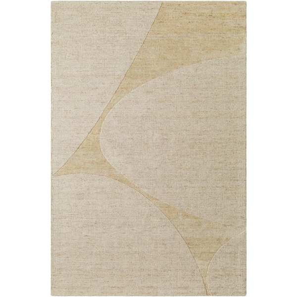 Mystique Modern 8 ft. x 10 ft. Indoor Medium Brown Area Rug