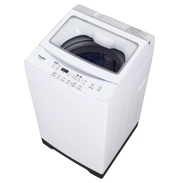 Panda 1.60 cu. ft. White Compact Top Load Washer with Stainless Steel Tub