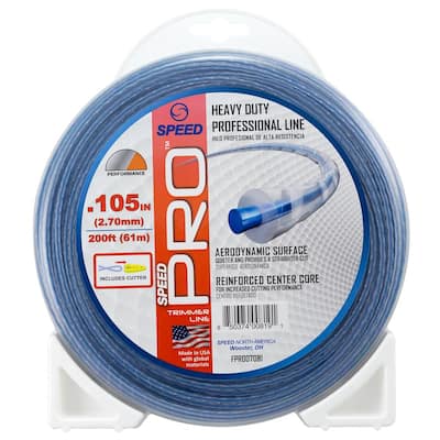 0.105 in. x 200 ft. Heavy-Duty Professional Trimmer Line for Gas Trimmers