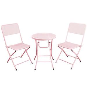 pink bistro sets