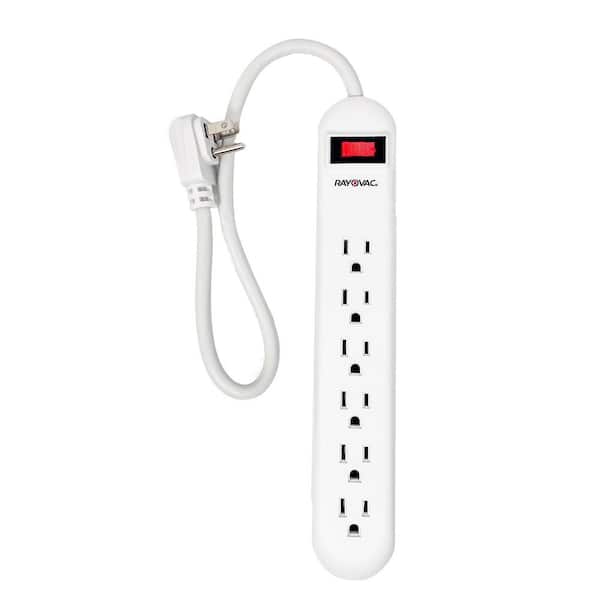 1.5 ft. 6-Outlets Surge Protector Power Strip