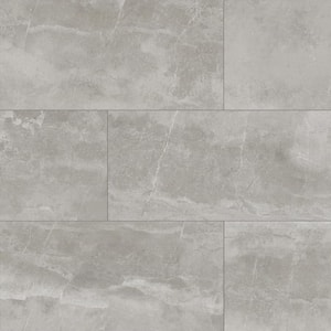 Zenith Grey 16 in. x 32 in. Matte Stone Look Porcelain Floor Tile (14.20 sq. ft./Case)