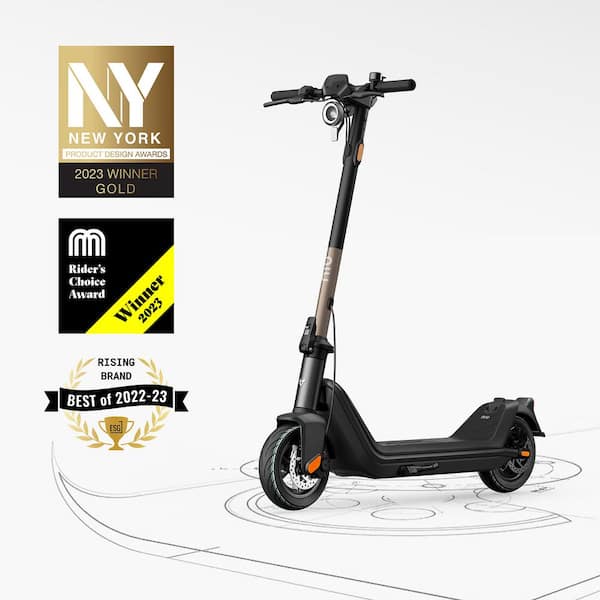 Niu UL Certified 350W Electric Scooter KQi3 Pro Rose Gold, Up to 31-Miles Range Battery