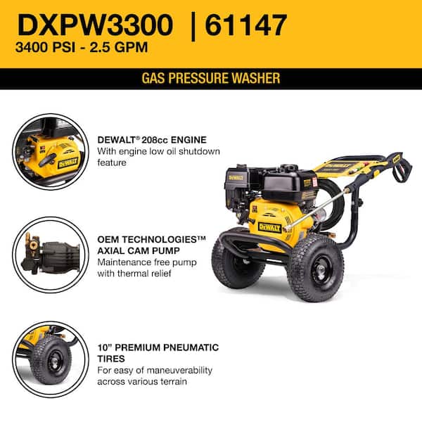 Dewalt 3300 Psi Pressure Washer Manual