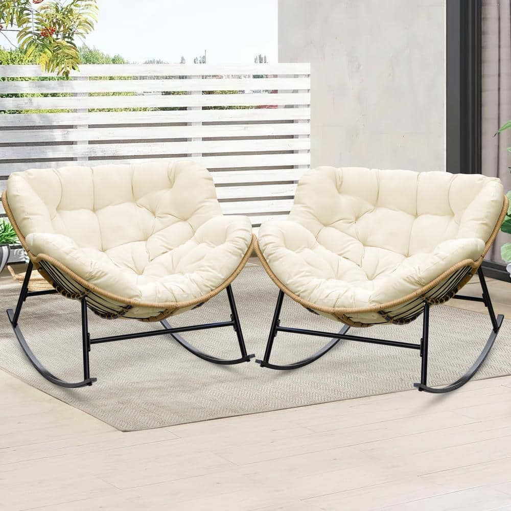 Oversized Outdoor Rocking Chair Dextrus Outdoor Rocking Papasan