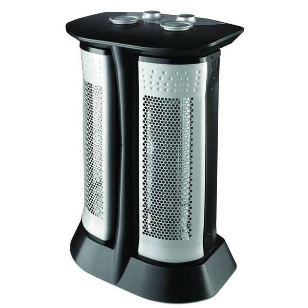 Ambia Two Zone Radiant 21.5 in. 1200-Watt Ceramic Electric Portable Heater
