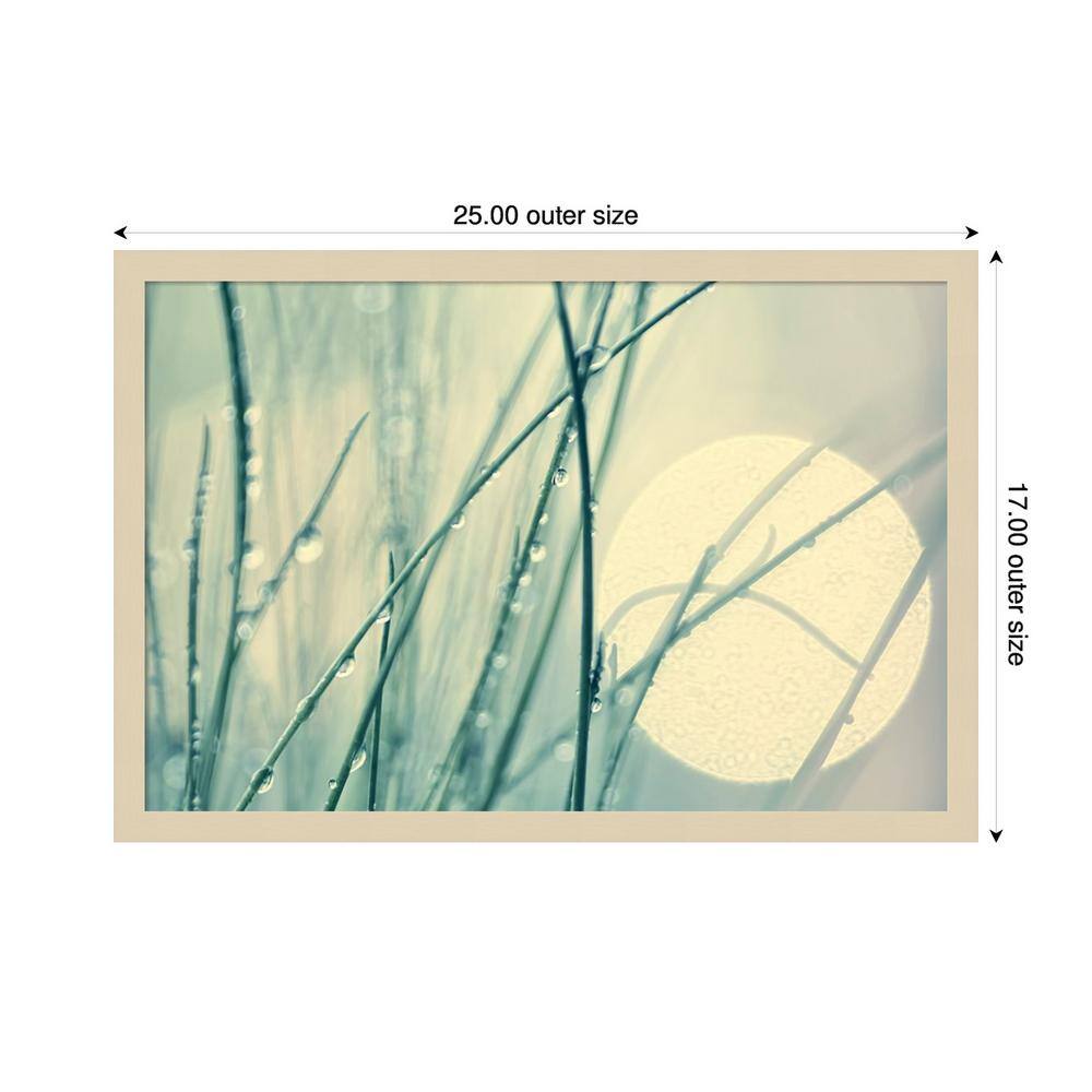 Morning Blues by Ingrid Beddoes Framed Graphic Art Print in Natural Wood