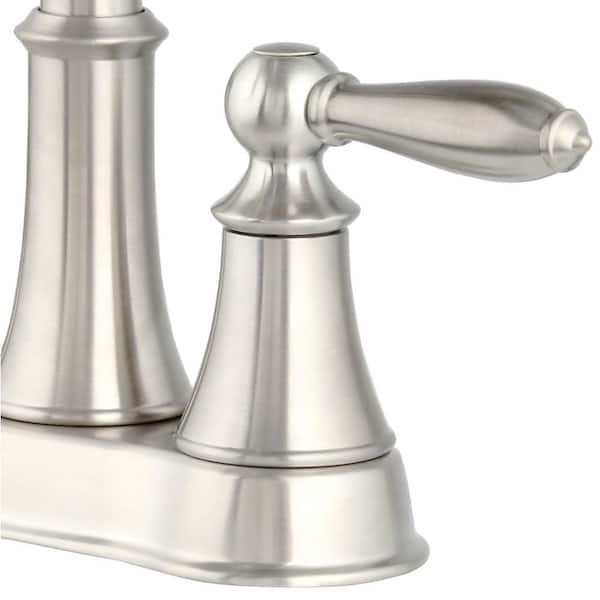 Pfister Courant Centerset 2-handle Bathroom Faucet Brushed Nickel C04 LF048COKK for sale online