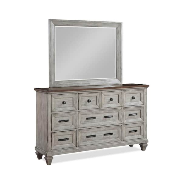 New Classic Furniture Mariana Gray King Bedroom Set Walnut one_size | 00-2114-15C New Classic Furniture Mariana Gray King Bedroom Set Walnut one_size | 00-2114-15C