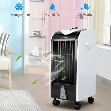 256 CFM 3-Speed Portable Evaporative Cooler Fan for 100 sq.ft.
