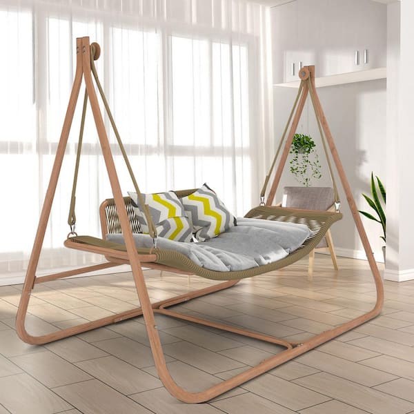 Chair Wooden Hammock Base Camping Chair Hammock Chair With Stand