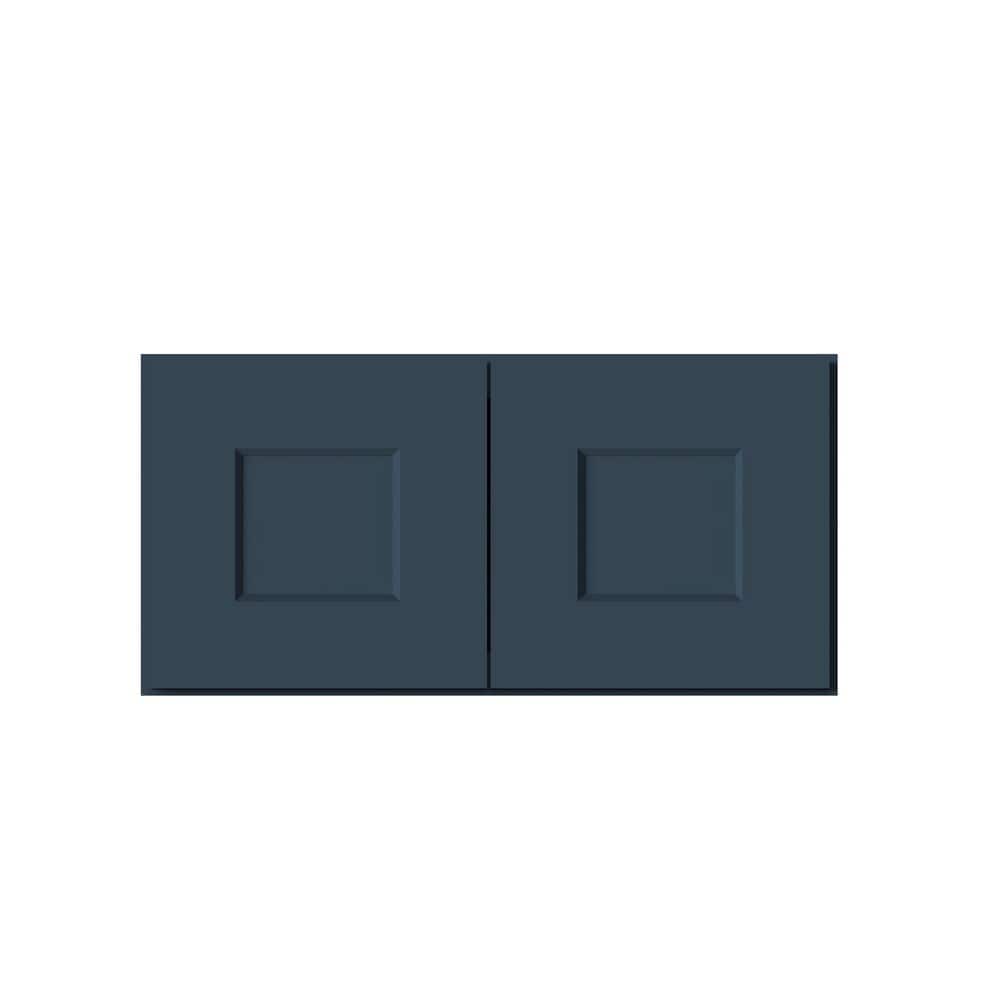 24 in. W x 12 in. D x 12 in. H Ready to Assemble Solid Wood Frame Shaker Short Wall Kitchen Cabinet in Cyber Grey price history on PriceWatchPro