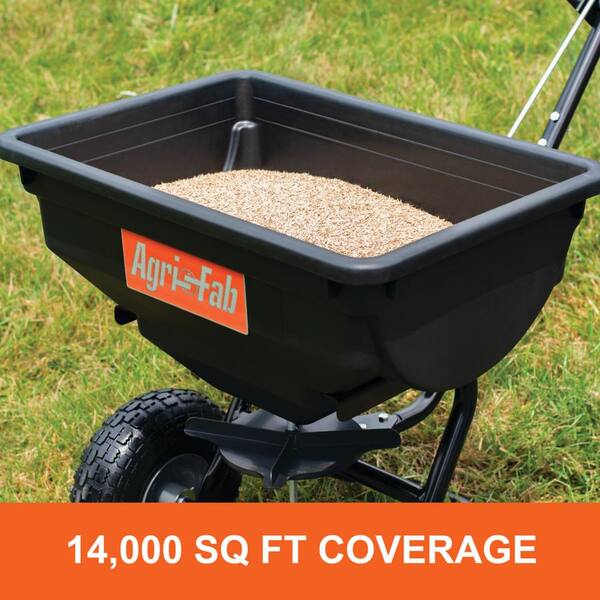 Agrileo Agri-Fab 85 lbs. Pro Push Spreader 45-0532 - The Home Depot