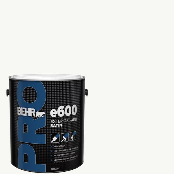 1 gal. #PPU18-06 Ultra Pure White Satin Exterior Paint