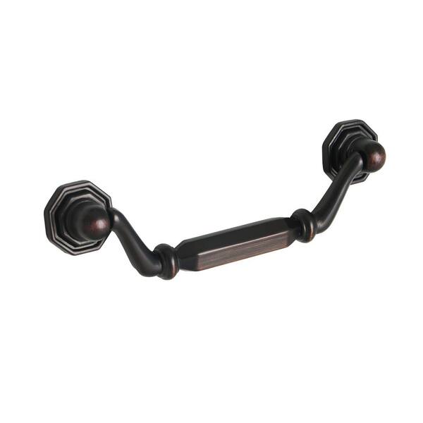 Utopia Alley Suffolk Drop Cabinet Center-to-Center Pull, Oil Rubbed Bronze, 3.8 Utopia Alley Suffolk Drop Cabinet Center-to-Center Pull, Oil Rubbed Bronze, 3.8